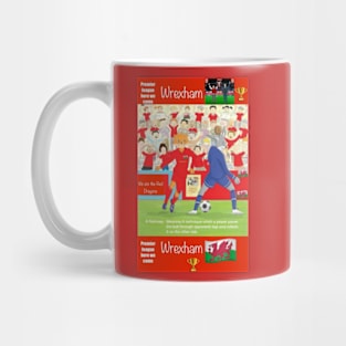 A Nutmeg, Wrexham funny football/soccer sayings Mug